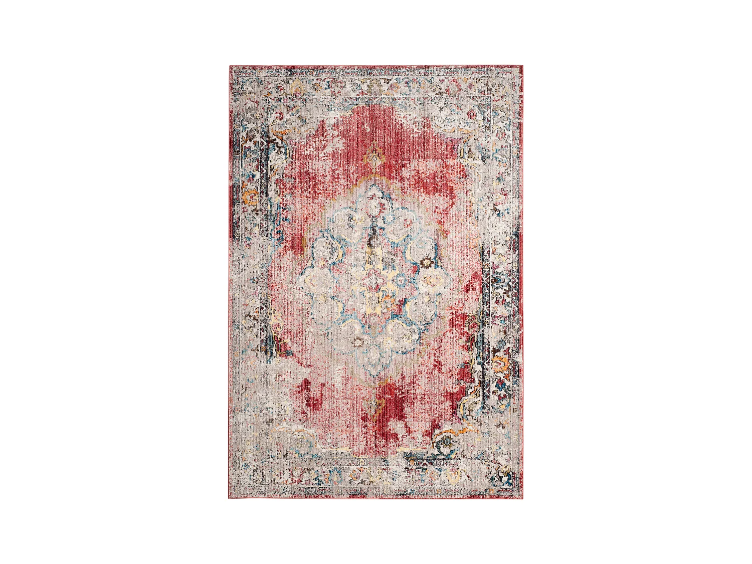 Tapis Rose/Gris 155 X 229 cm - Malani