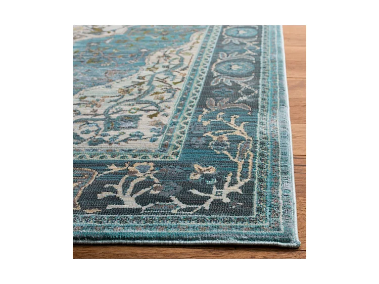 Tapis Bleu/Neutre 91 X 152 cm - Amora
