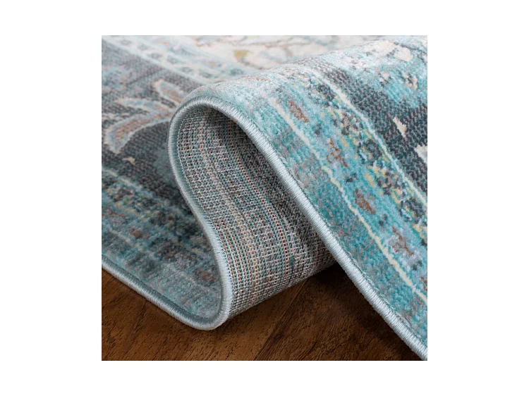 Tapis Bleu/Neutre 91 X 152 cm - Amora