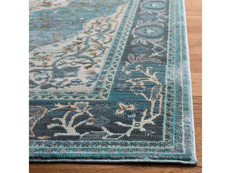 Tapis Bleu/Neutre 91 X 152 cm - Amora