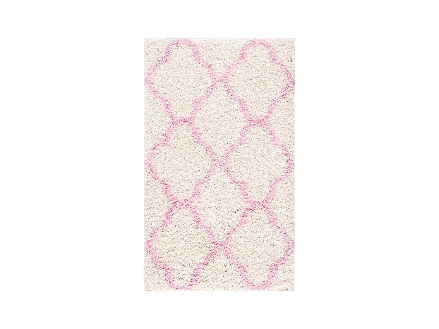 Tapis Neutre/Rose 91 X 152 cm - Aldo