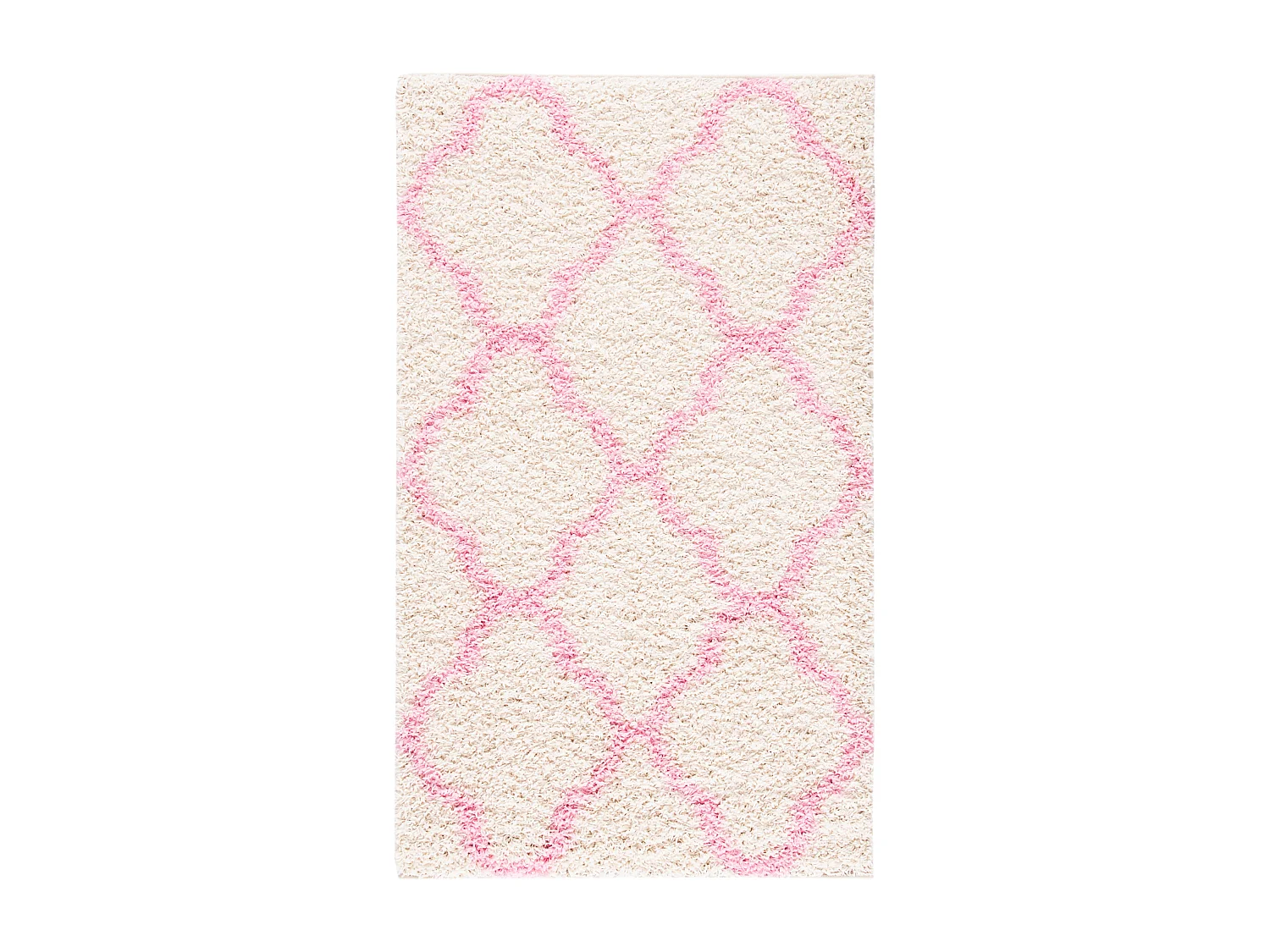 Tapis Neutre/Rose 91 X 152 cm - Aldo