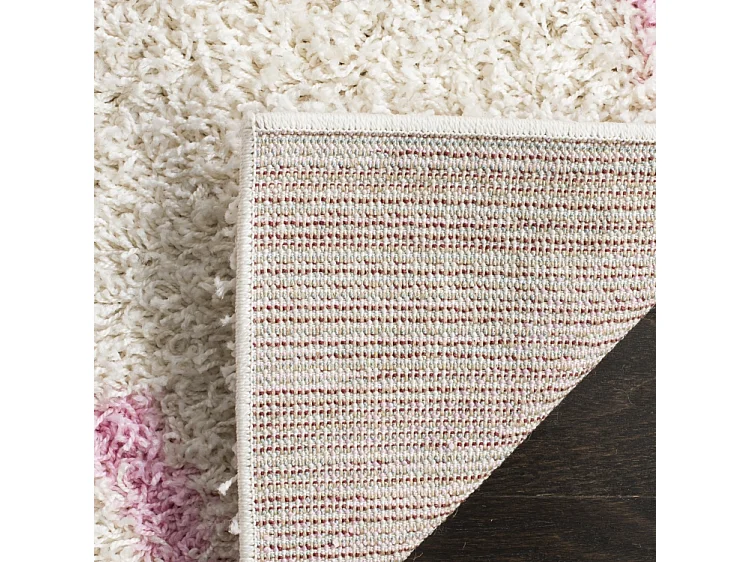 Tapis Neutre/Rose 91 X 152 cm - Aldo