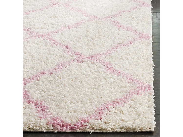 Tapis Neutre/Rose 91 X 152 cm - Aldo