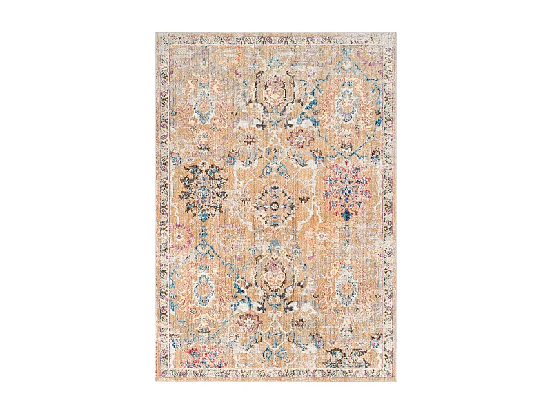 Tapis Neutre/Bleu 122 X 183 cm - Sienna