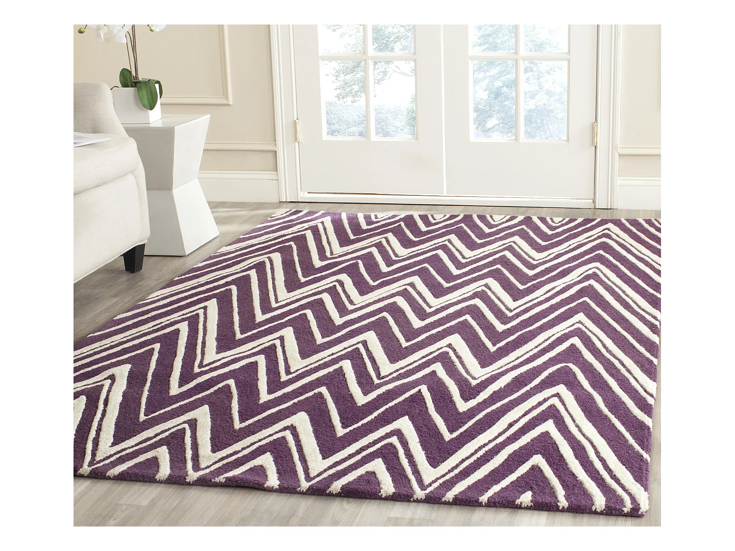 Tapis Violet/Ivoire 122 X 183 cm - Thessaly