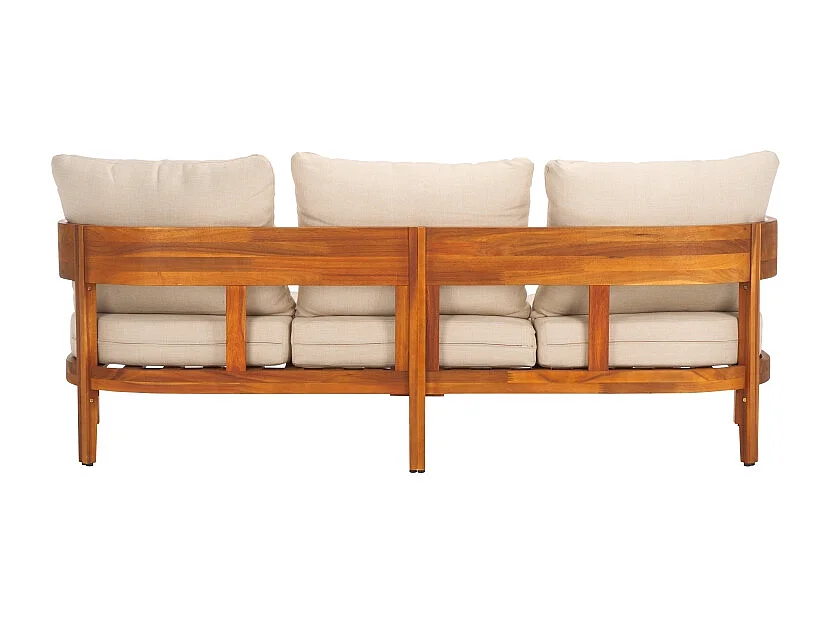 Canapé Taupe 195 x 75 x 65 cm - Theo