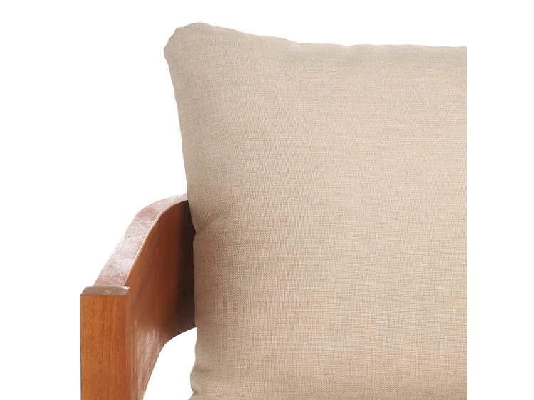 Canapé Taupe 195 x 75 x 65 cm - Theo