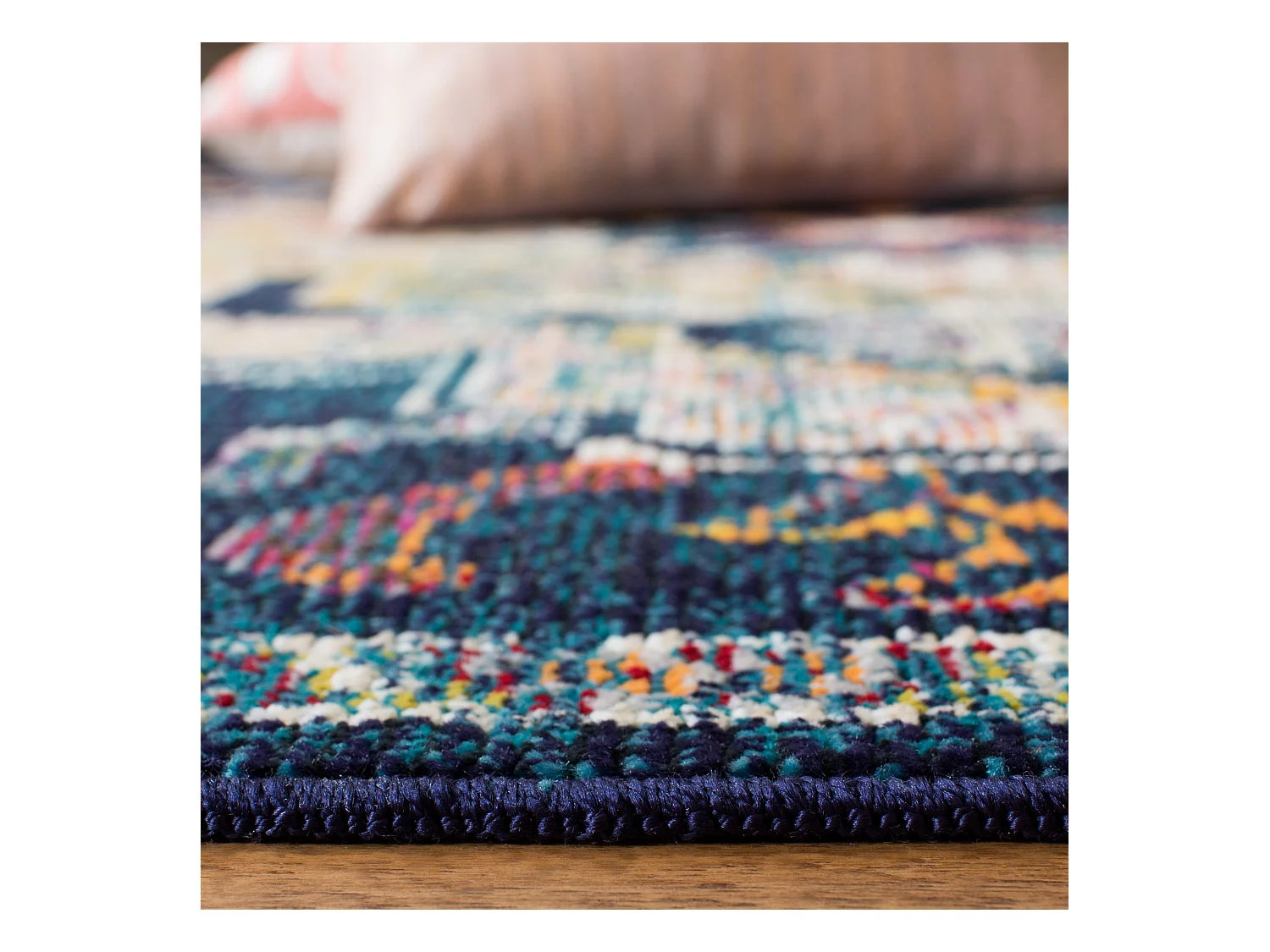 Tapis Bleu/Rose 201 X 279 cm - Desi