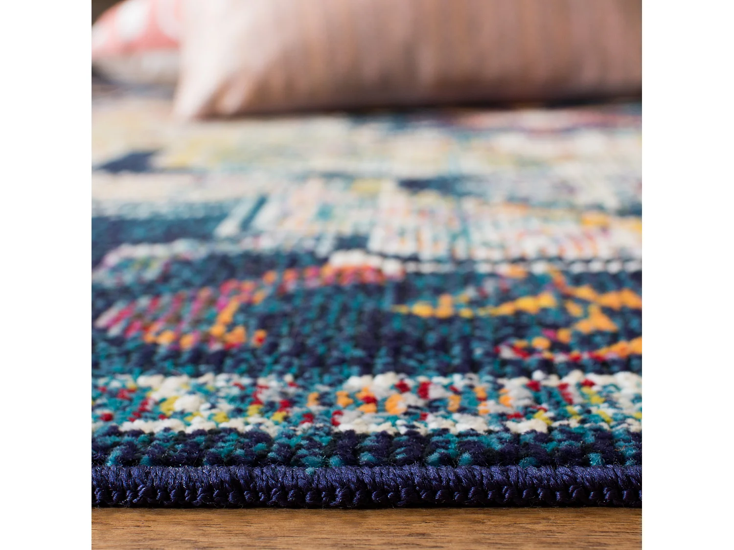 Tapis Bleu/Rose 201 X 279 cm - Desi