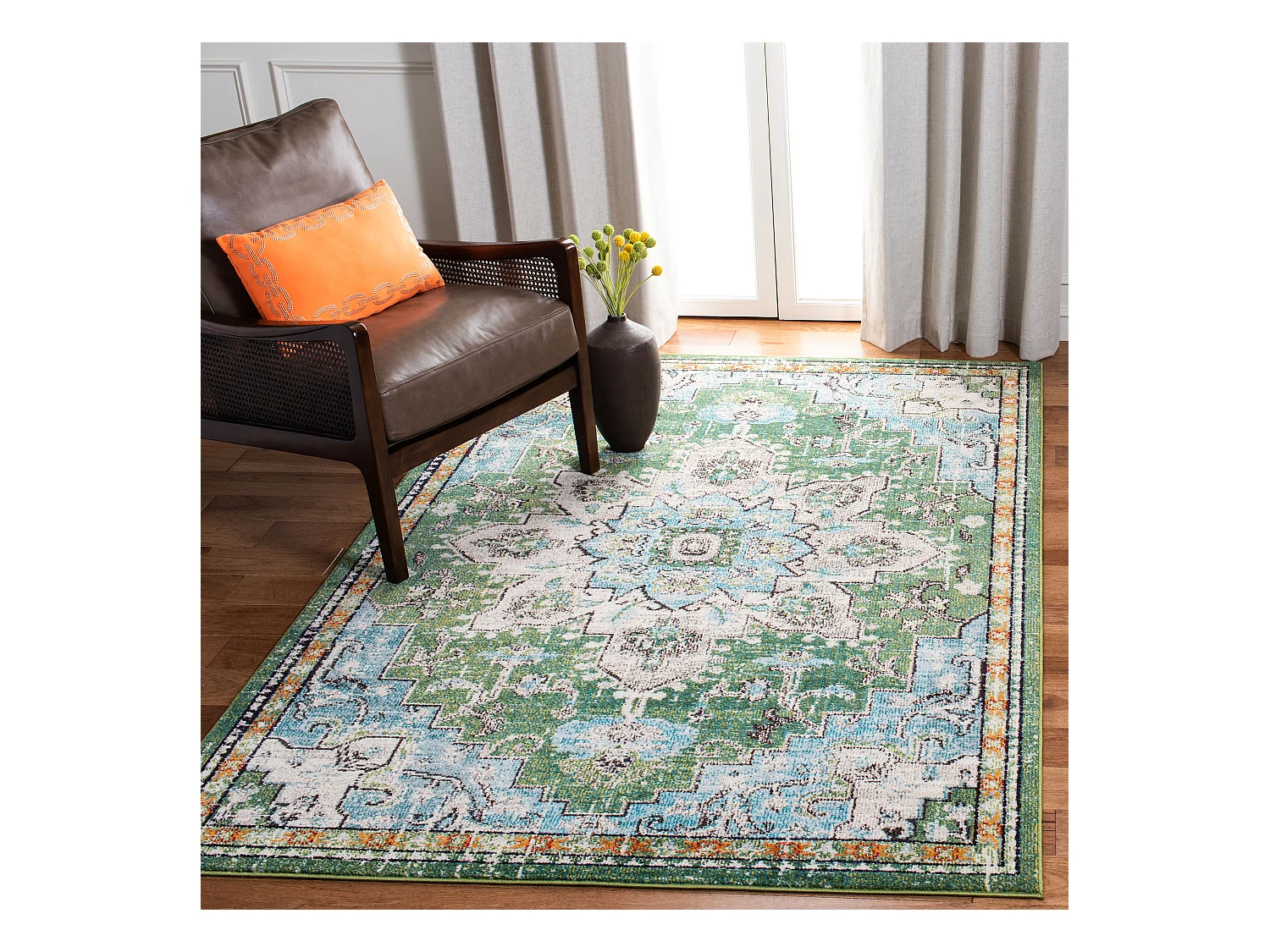 Tapis Vert 183 X 274 cm - Malaya