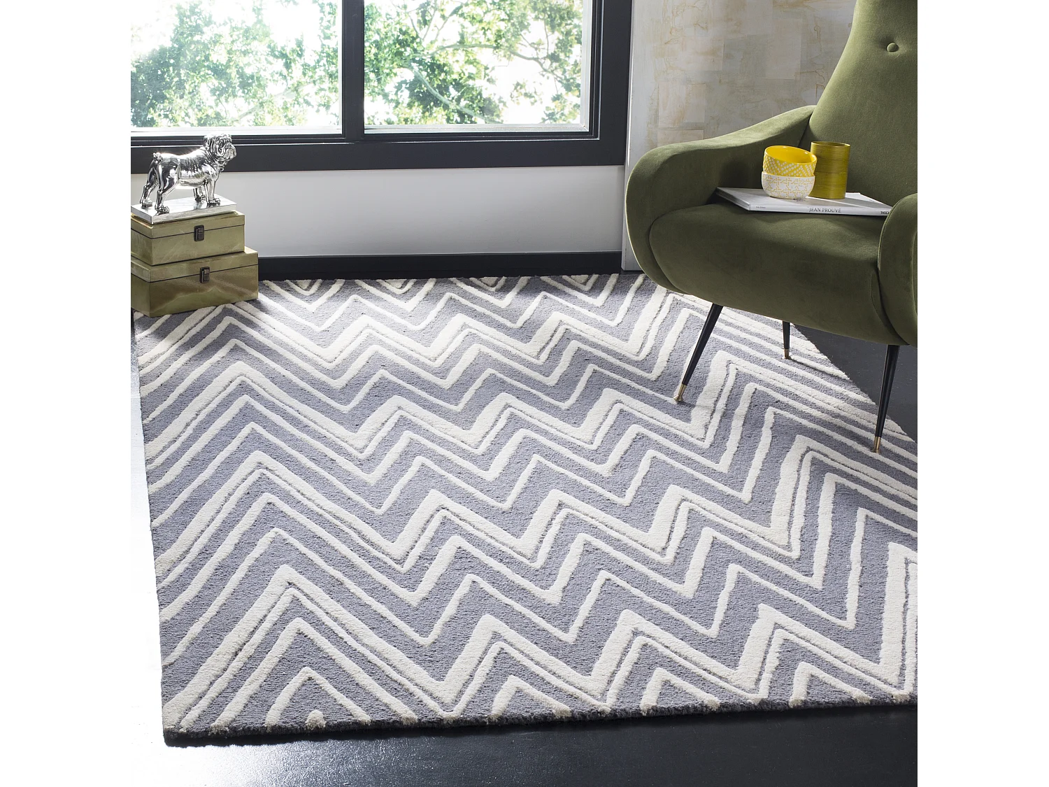Tapis Gris/Neutre 152 X 244 cm - Thessaly