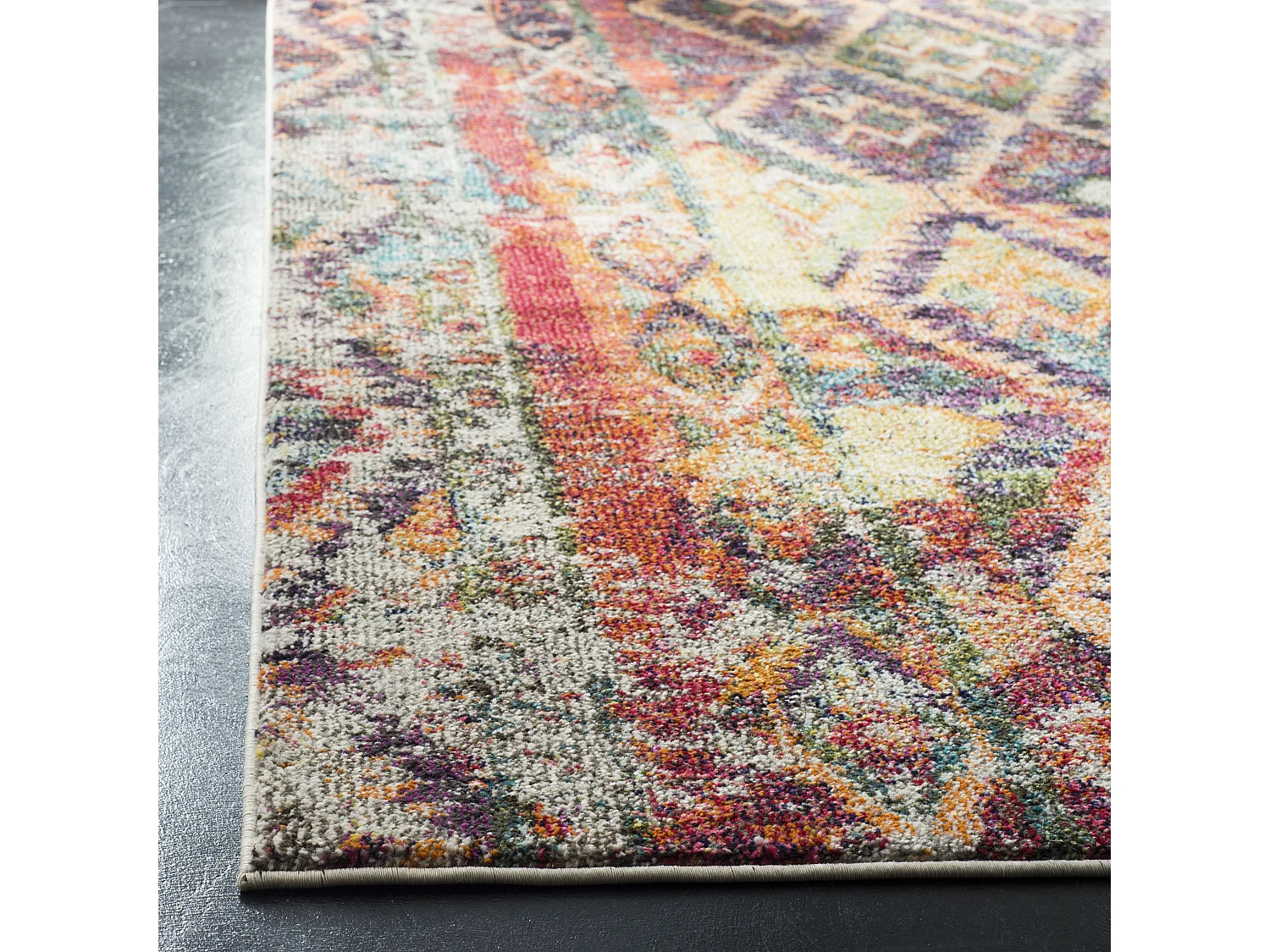 Tapis Violet/Orange 122 X 170 cm - Lilith