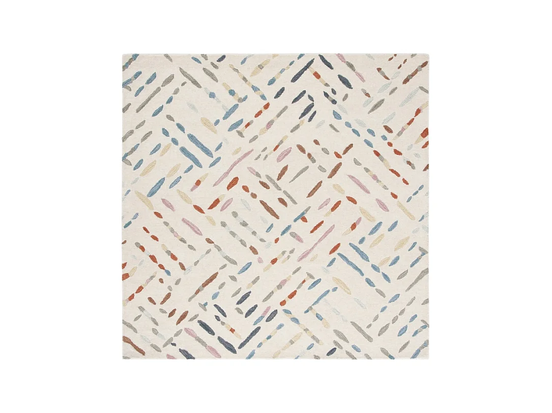 Tapis Ivoire/Bleu 183 X 183 cm - Winsley