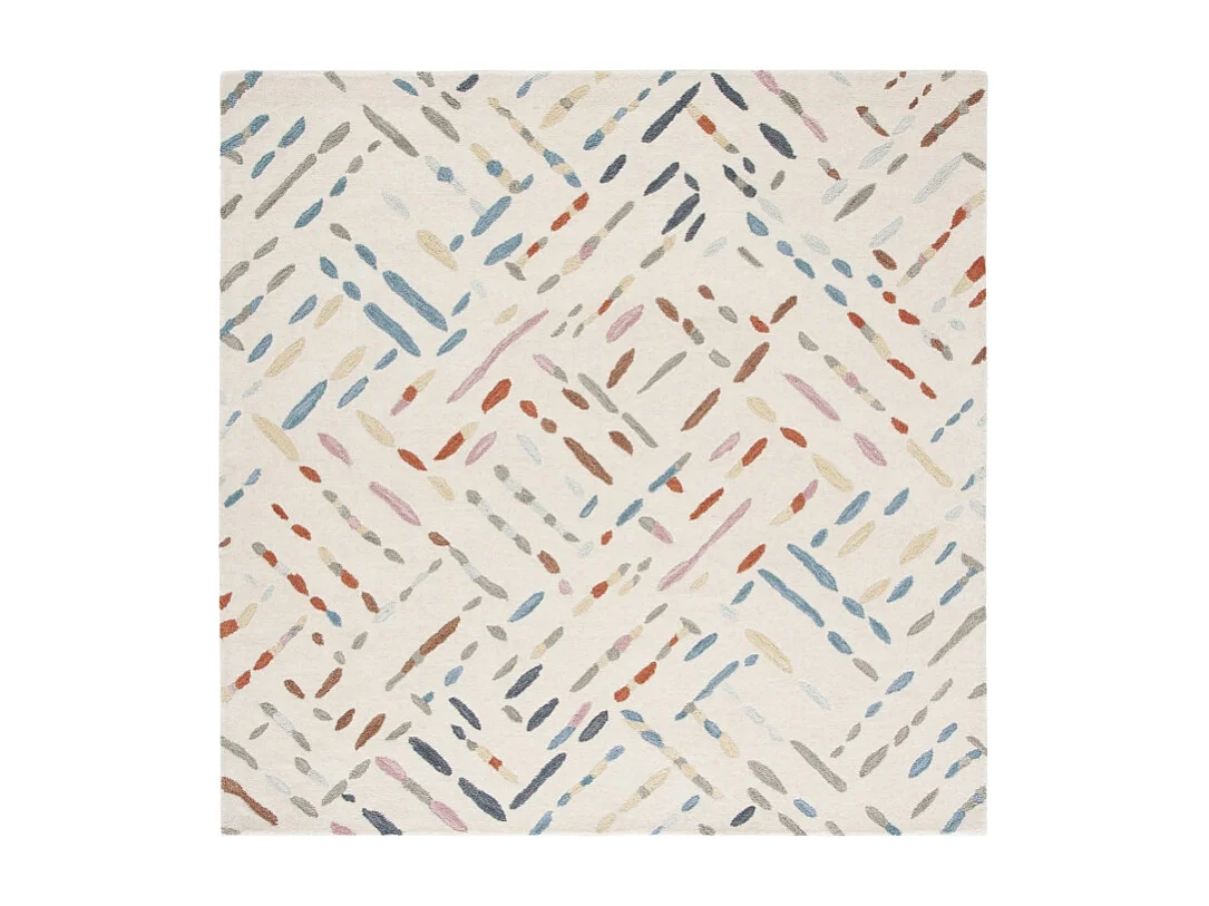 Tapis Ivoire/Bleu 183 X 183 cm - Winsley