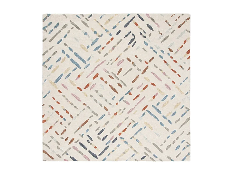 Tapis Ivoire/Bleu 183 X 183 cm - Winsley