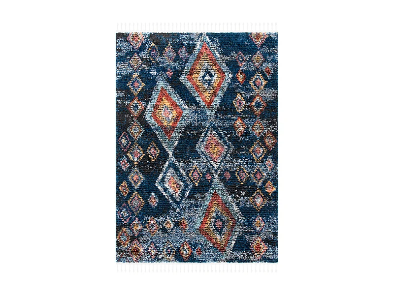 Tapis Bleu Marine/Multicolore 160 X 229 cm - June