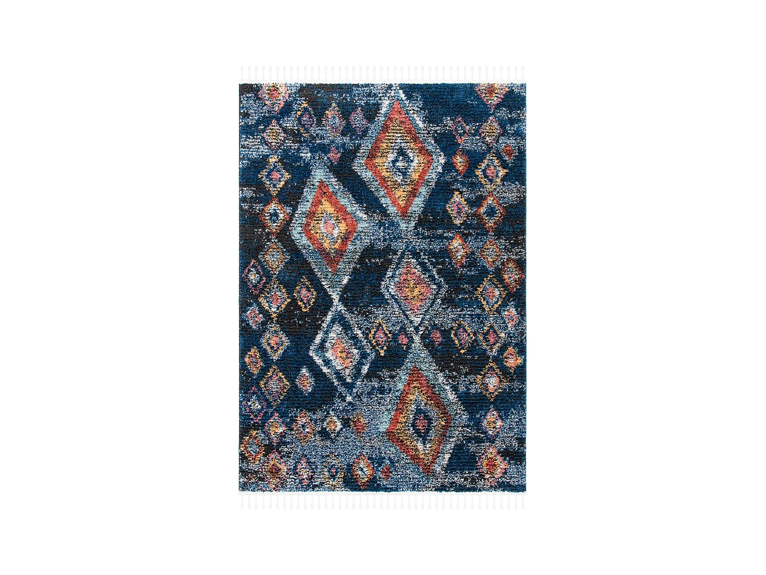 Tapis Bleu Marine/Multicolore 160 X 229 cm - June