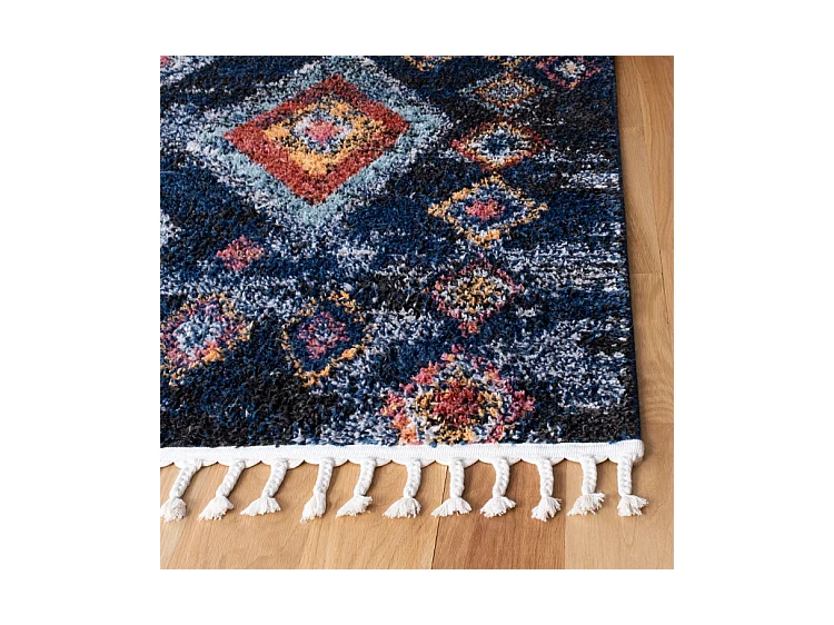 Tapis Bleu Marine/Multicolore 160 X 229 cm - June
