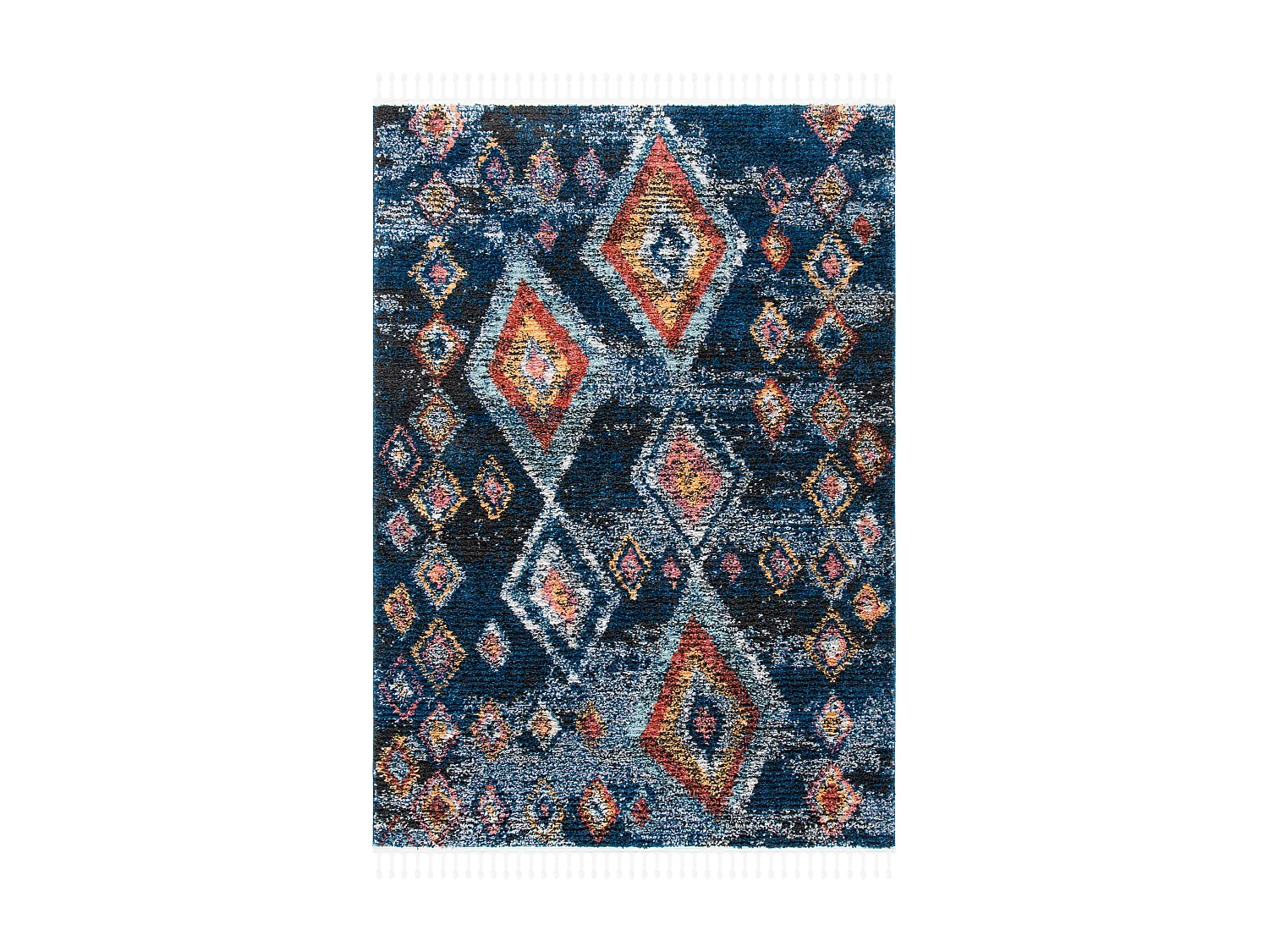 Tapis Bleu Marine/Multicolore 160 X 229 cm - June