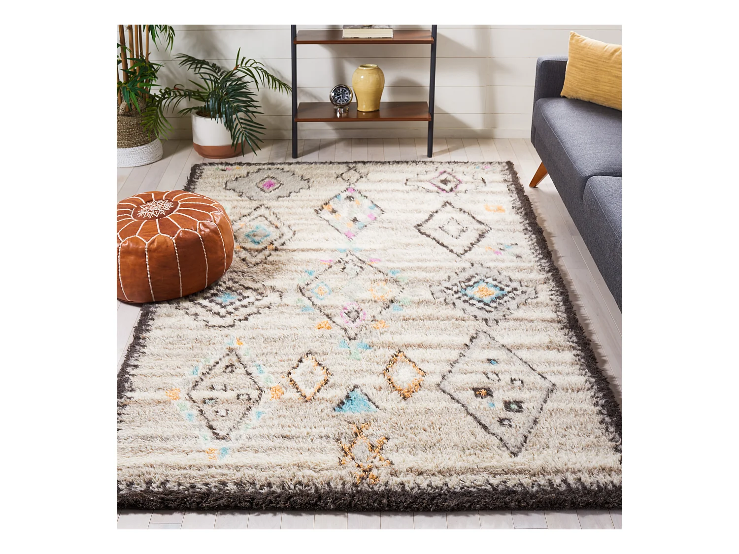 Tapis Neutre/Multicolore 152 X 244 cm - Ellie