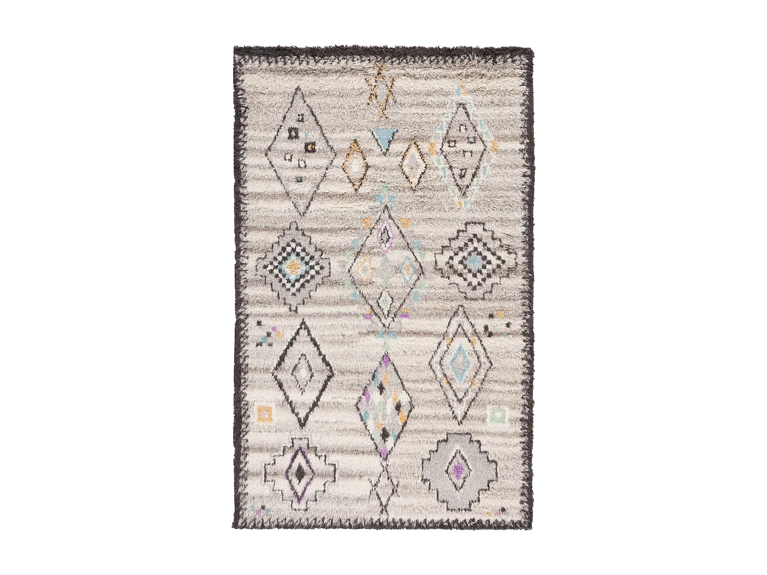 Tapis Neutre/Multicolore 152 X 244 cm - Ellie