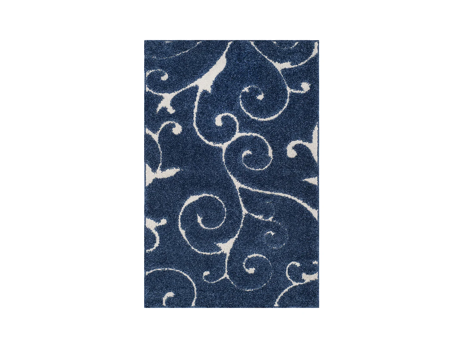 Tapis Bleu Marine/Neutre 99 X 160 cm - Rosalind