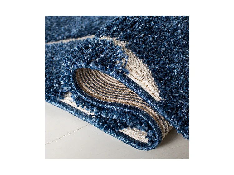 Tapis Bleu Marine/Neutre 99 X 160 cm - Rosalind