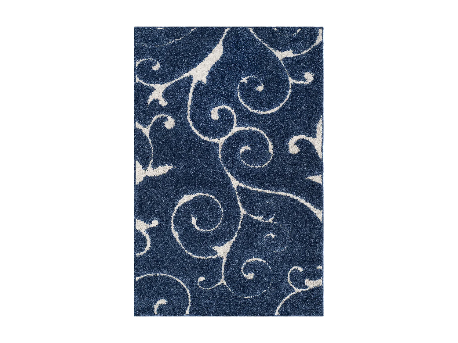 Tapis Bleu Marine/Neutre 99 X 160 cm - Rosalind
