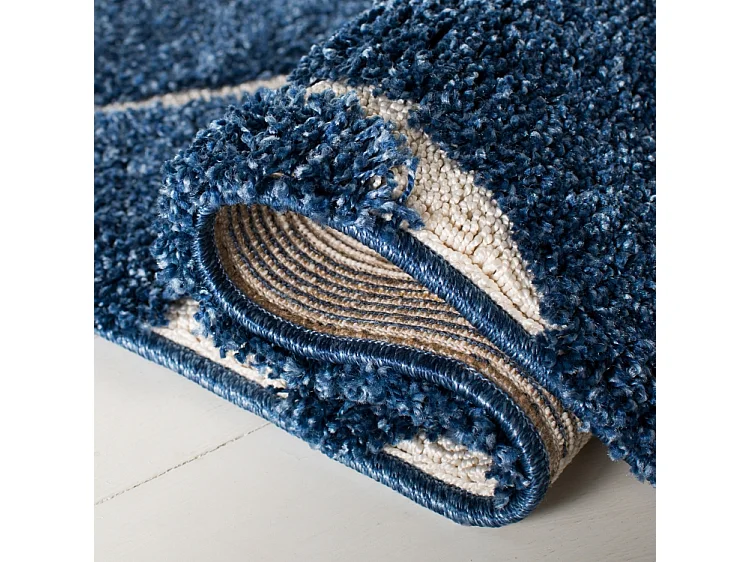Tapis Bleu Marine/Neutre 99 X 160 cm - Rosalind