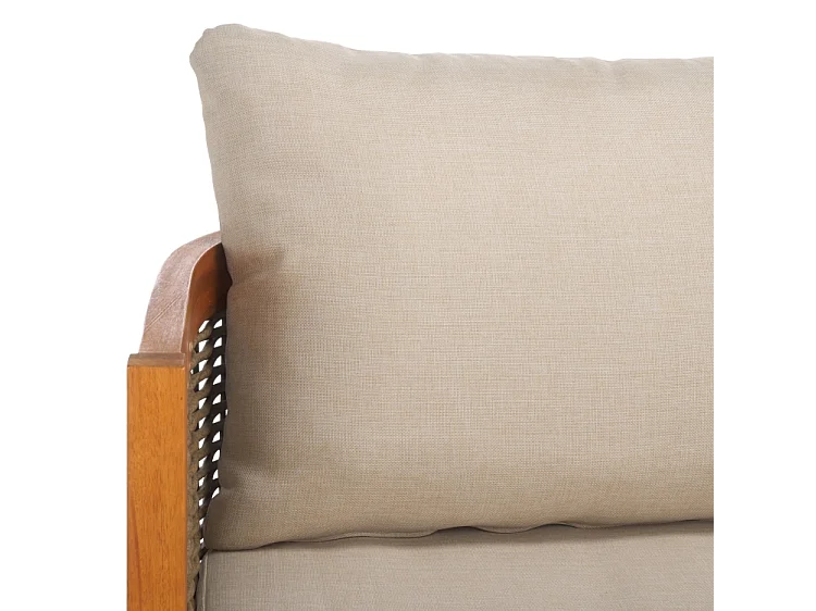 Canapé Taupe 195 x 75 x 65 cm - Amanda