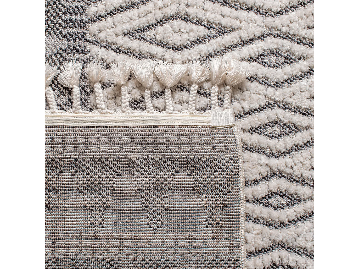 Tapis Neutre/Bleu 160 X 229 cm - Elliana