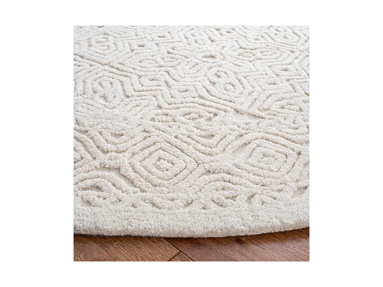 Tapis Blanc 183 X 183 cm - Mariselle