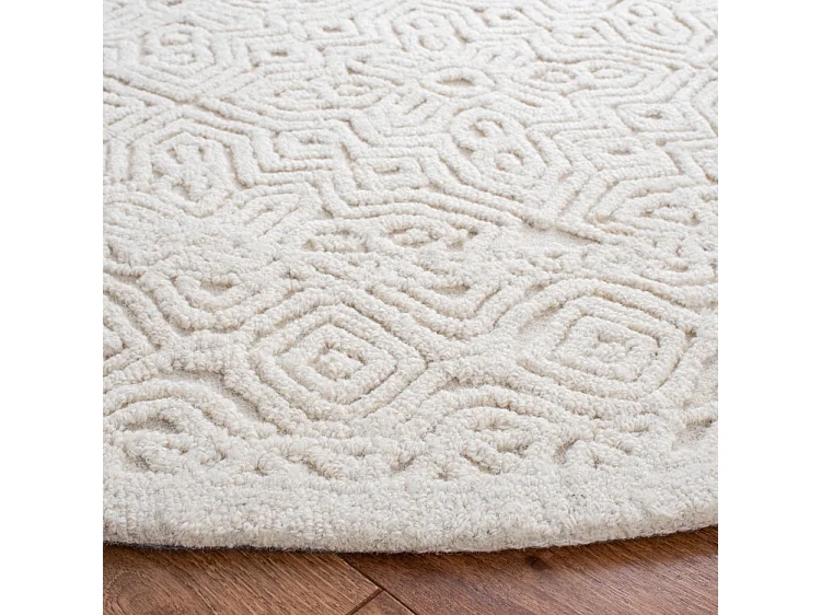 Tapis Blanc 183 X 183 cm - Mariselle