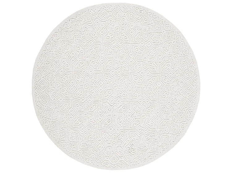 Tapis Blanc 183 X 183 cm - Mariselle