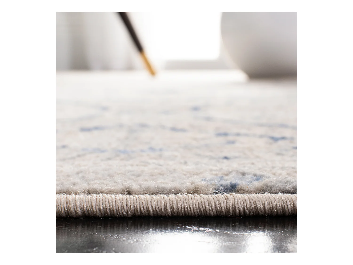 Tapis Gris/Bleu 183 X 274 cm - Camille