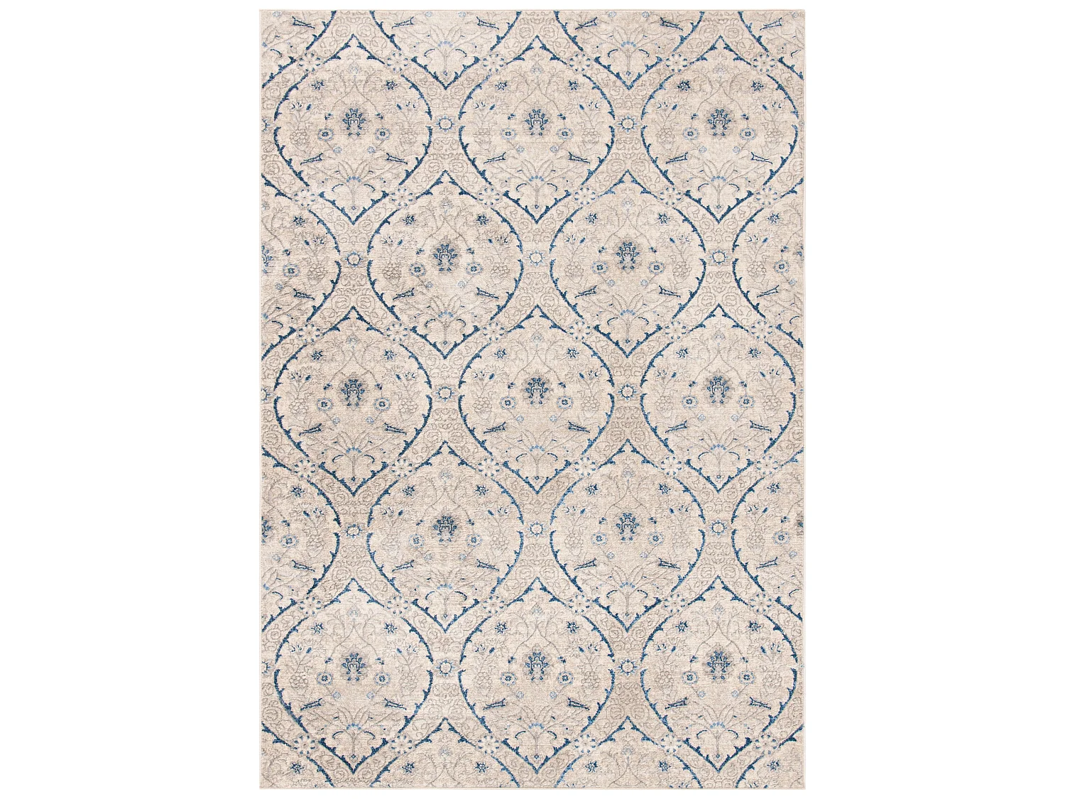 Tapis Gris/Bleu 183 X 274 cm - Camille