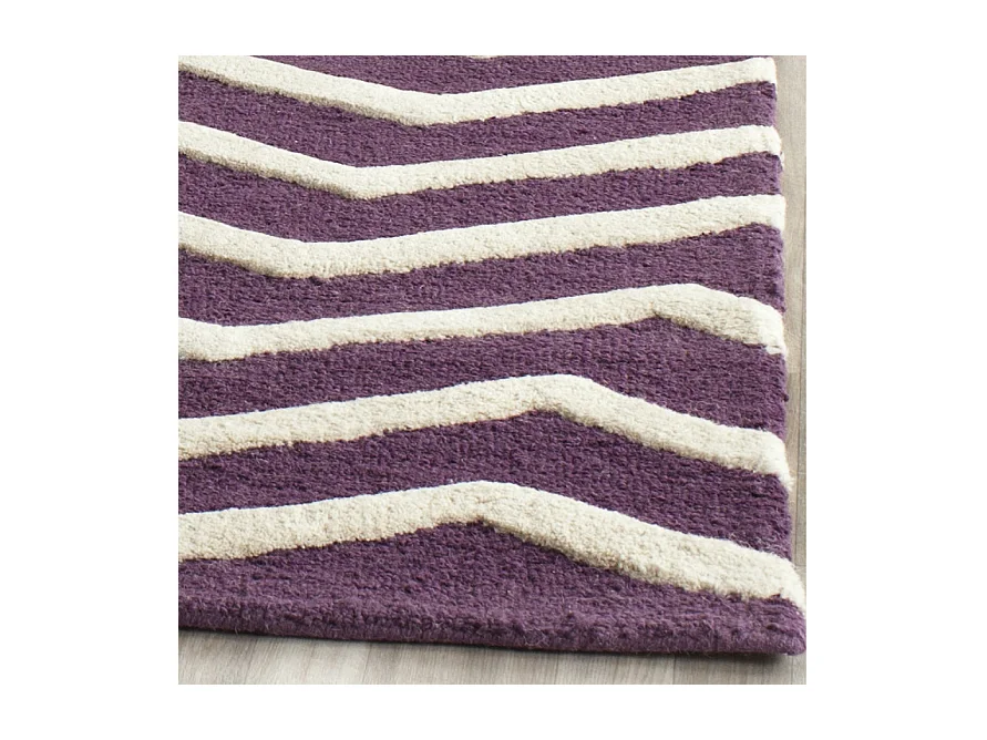 Tapis Violet/Ivoire 152 X 244 cm - Edie