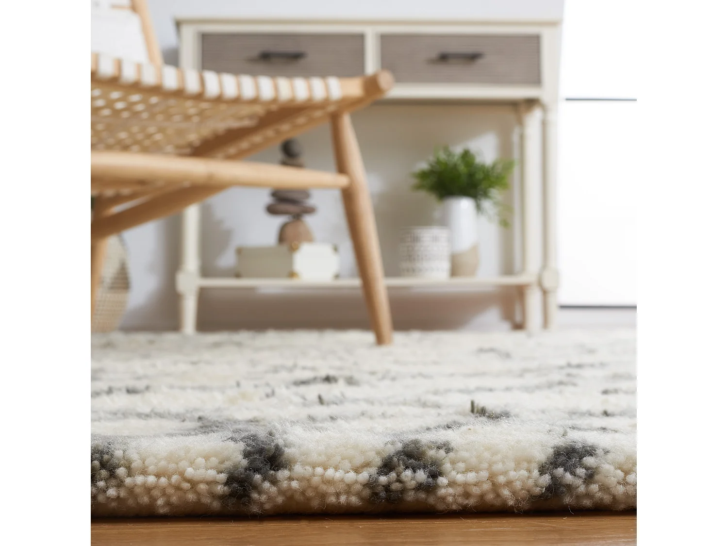 Tapis Neutre/Gris 152 X 244 cm - Rick