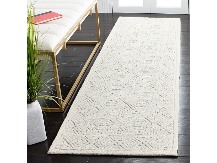 Tapis Blanc 69 X 244 cm - Mariselle