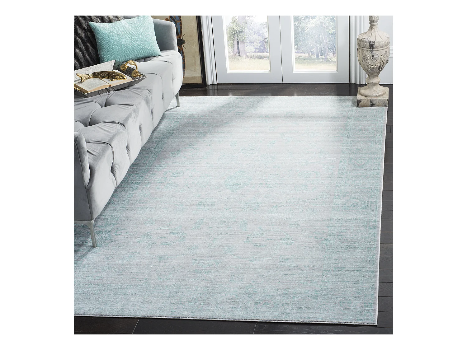 Tapis Bleu/Multicolore 122 X 183 cm - Haven