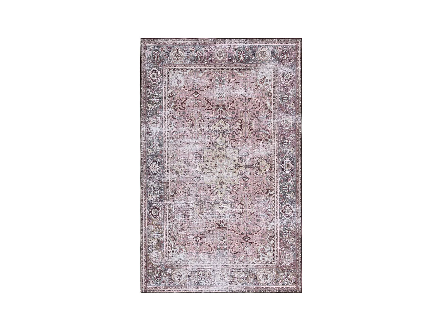 Tapis Rose/Beige 91 X 152 cm - Dahliana
