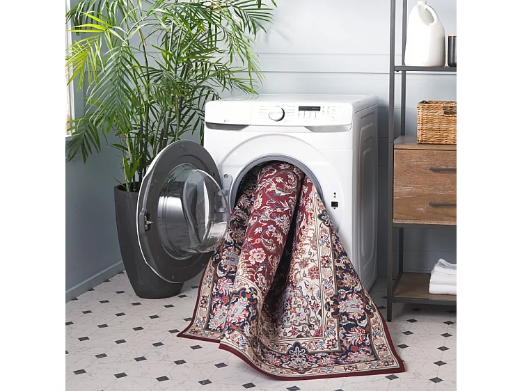 Tapis Rouge/Bleu Marine 122 X 183 cm - Serenade