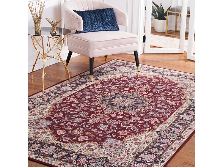Tapis Rouge/Bleu Marine 122 X 183 cm - Serenade