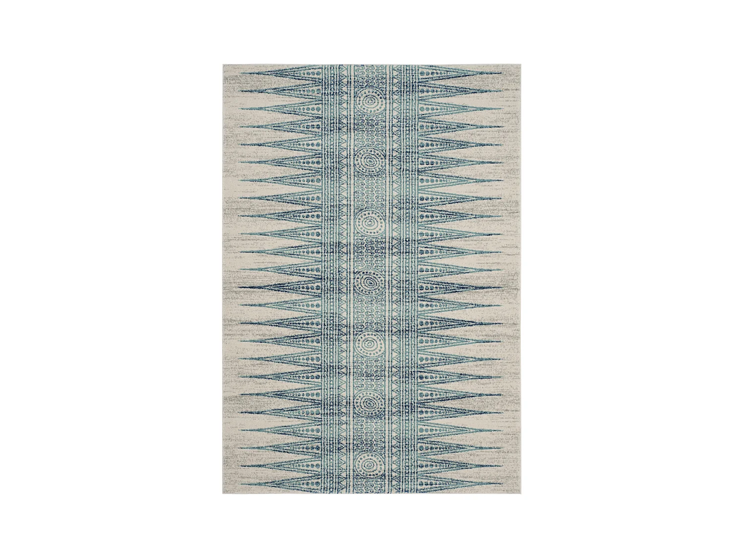 Tapis Neutre/Bleu 155 X 229 cm - Gianna