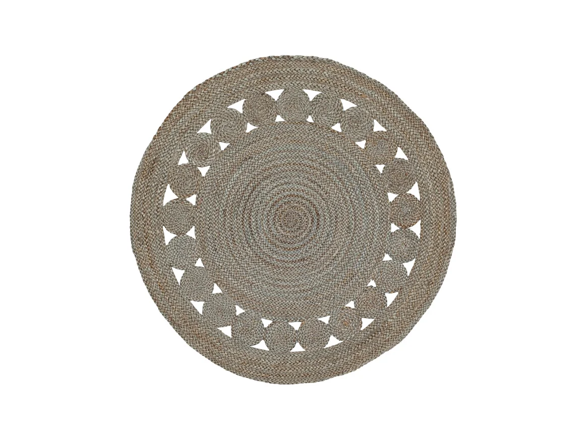 Tapis Gris 122 X 122 cm - Ismene