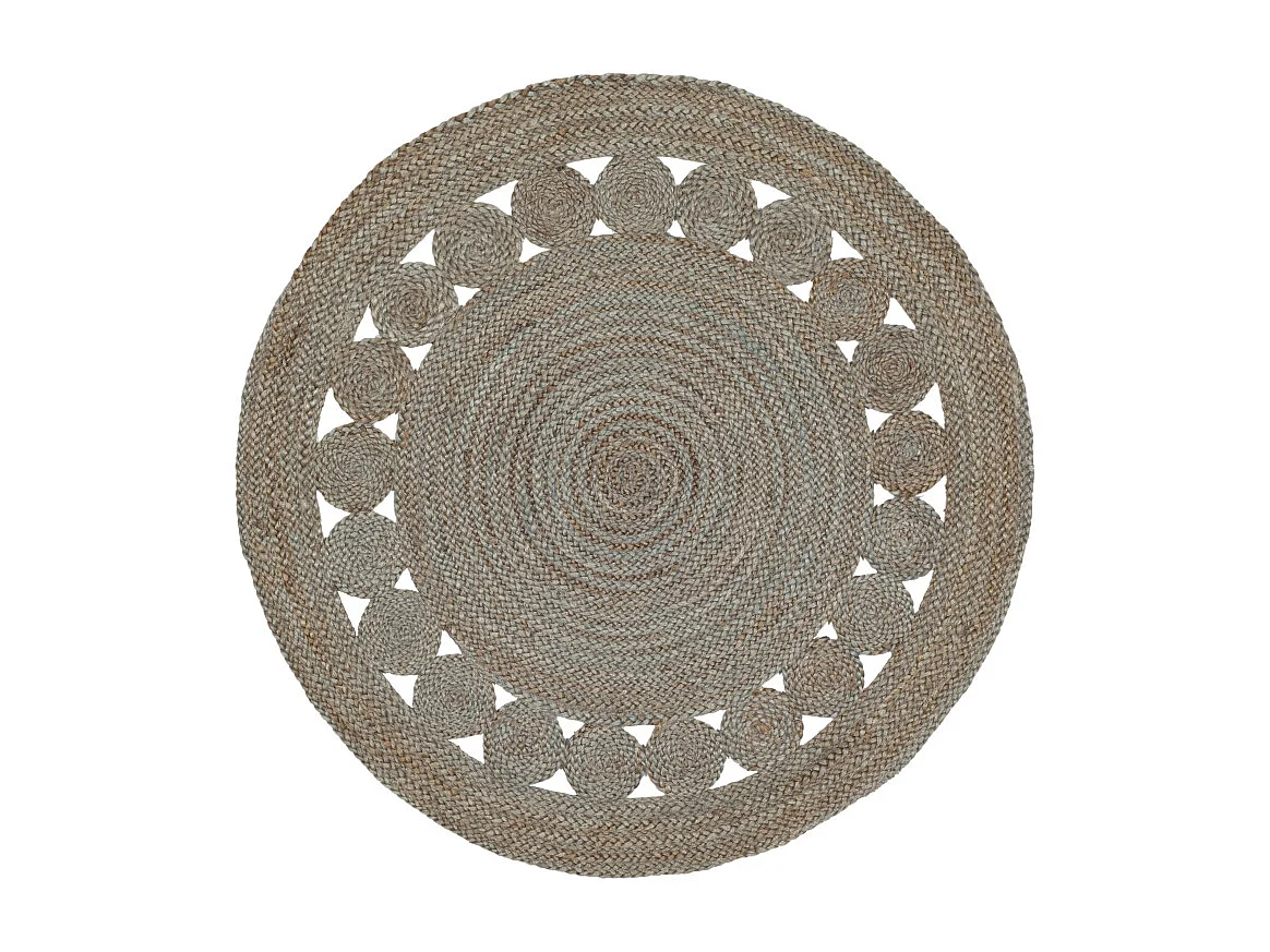 Tapis Gris 122 X 122 cm - Ismene