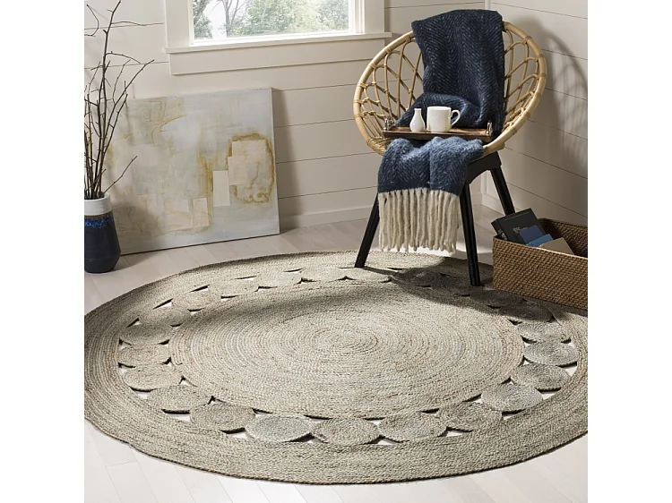 Tapis Gris 122 X 122 cm - Ismene