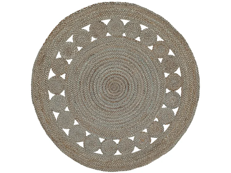 Tapis Gris 122 X 122 cm - Ismene
