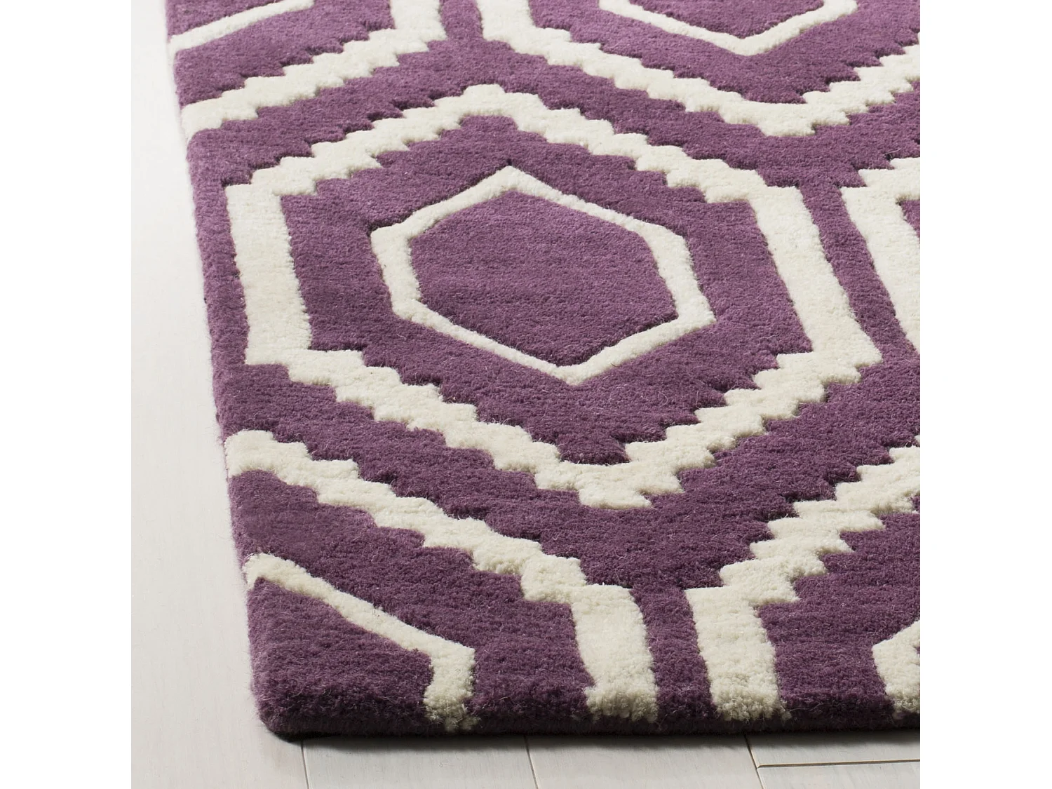 Tapis Violet/Ivoire 91 X 152 cm - Essex